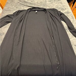 Athleta NWOT Black Night Time Bliss Mid Length Robe